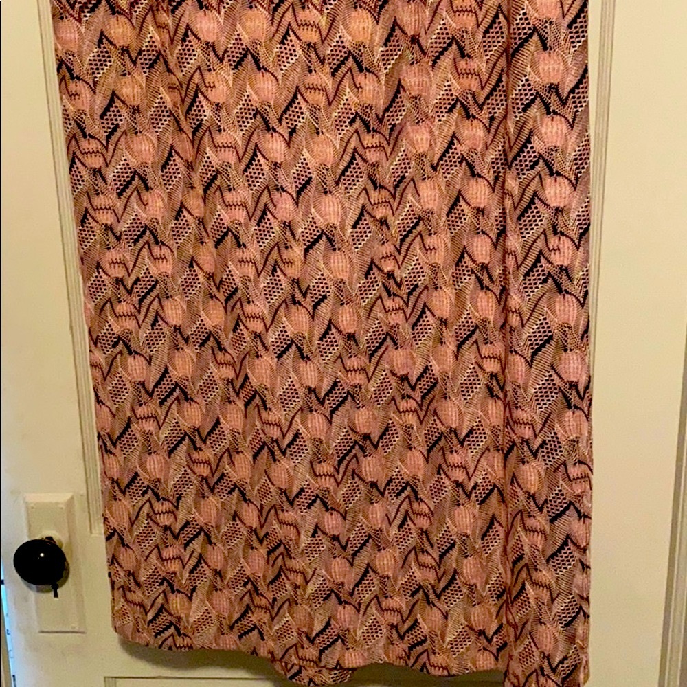 Missoni Ombre Chevron Maxi Skirt in Orange, Purple, Pink - Picture 5 of 16